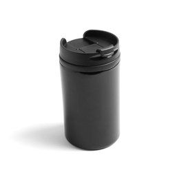 Vaso termo personalizado de acero inox. con dosificador (290 ml) Negro