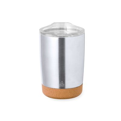 Vaso Térmico Inox 350ml Base Corcho Plat