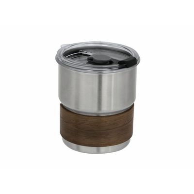 Vaso de acero y madera Plat