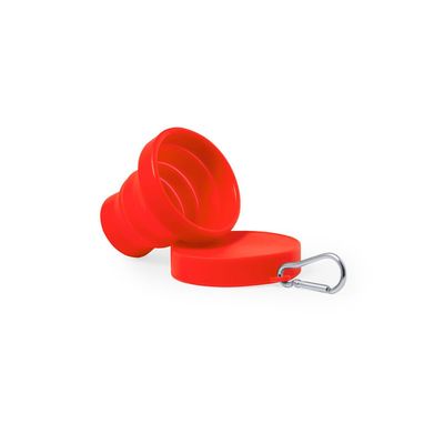 Vaso Plegable Silicona con Tapón