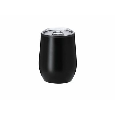 Vaso térmico 330ml dosificador en tapa transparente Neg