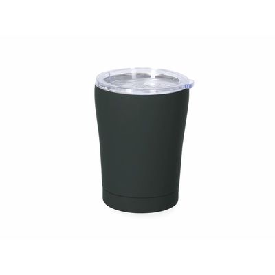 Vaso Térmico Acero Inoxidable 350 ml acabado caucho Gri