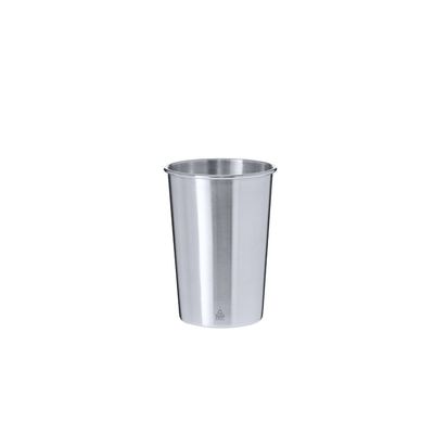 Vaso acero reciclado 350 ml cromado
