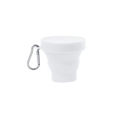 Vaso Plegable Silicona con Tapón Bla