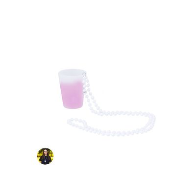 Vaso con luces LED y cordón