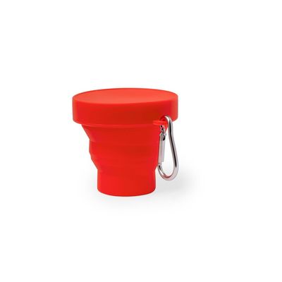 Vaso Plegable Silicona con Tapón
