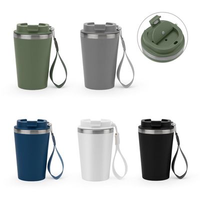 Vaso de acero con tapa hermética