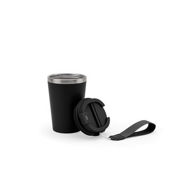 Vaso de acero con tapa hermética