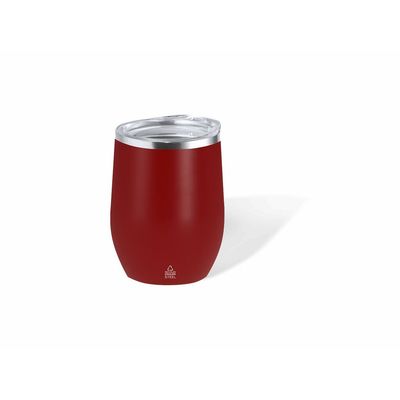 Vaso Térmico 340ml INOX con Tapa Roj