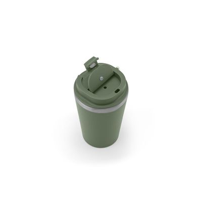 Vaso de acero con tapa hermética
