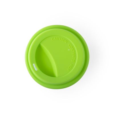Vaso Cristal con Tapa Silicona