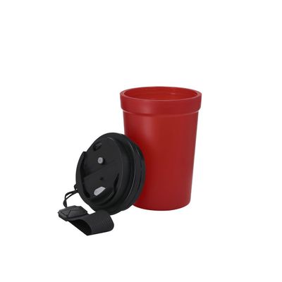 Vaso PP reciclado 360 ml tapa hermética y asa