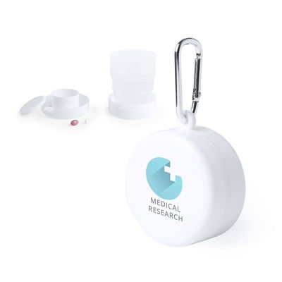 Vaso pastillero plegable 