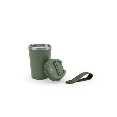 Vaso de acero con tapa hermética