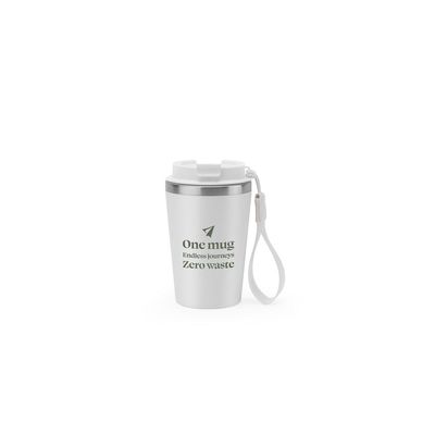 Vaso de acero con tapa hermética