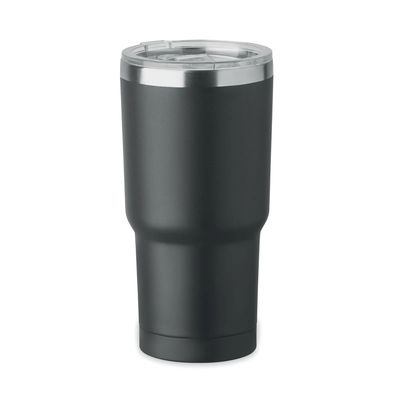 Vaso de doble pared 550 ml Negro