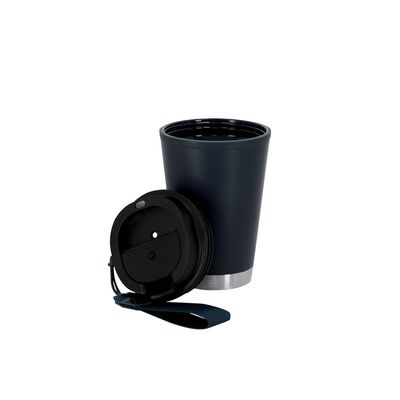Vaso térmico con tapa hermética y cinta