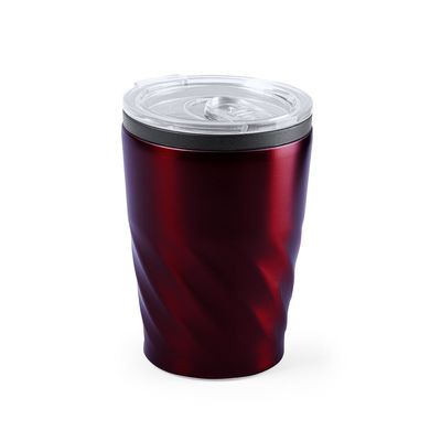 Vaso Térmico Inox. con Tapón Dosificador Roj