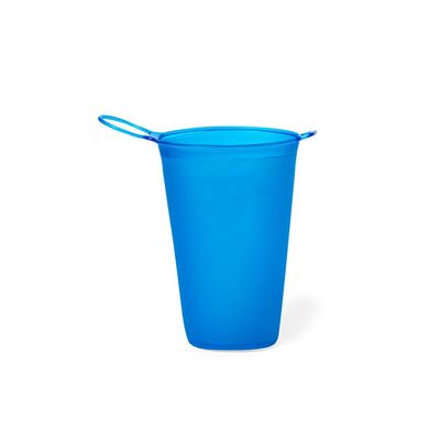 Vaso Plegable 230ml asa Azul