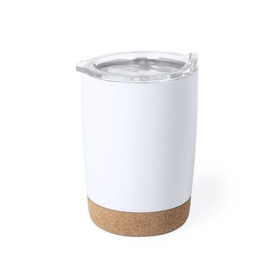 Vaso Térmico Acero Inox y Corcho 380 ml