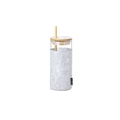 Vaso 450ml Borosilicato con Funda RPET