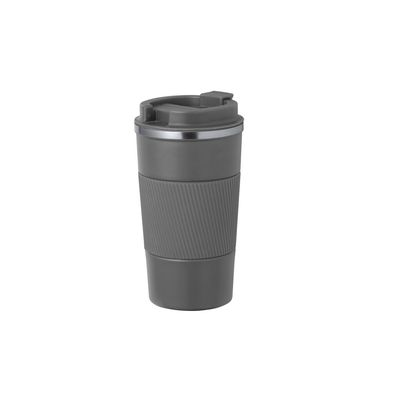 Vaso Inox Térmico Antideslizante con Banda Gri