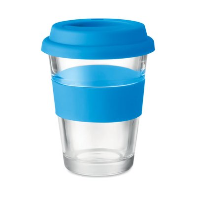 Vaso 350ml Cristal con Faja Silicona