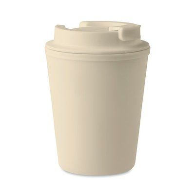 Vaso PP Doble Pared 300ml Beig
