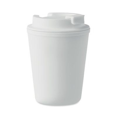 Vaso PP Doble Pared 300ml Blanco