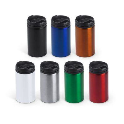 Vaso de acero inoxidable 290 ml con tapa