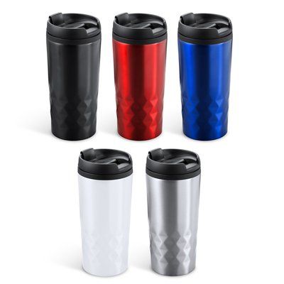 Vaso de acero inoxidable 310 ml con tapa