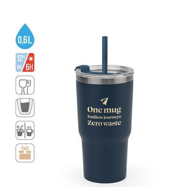Vaso de Acero Inoxidable 600ml