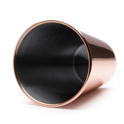 Vaso de acero inoxidable y cobre