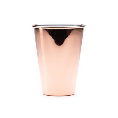 Vaso de acero inoxidable y cobre