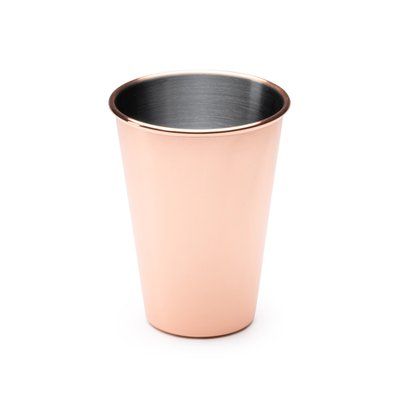 Vaso de acero inoxidable y cobre