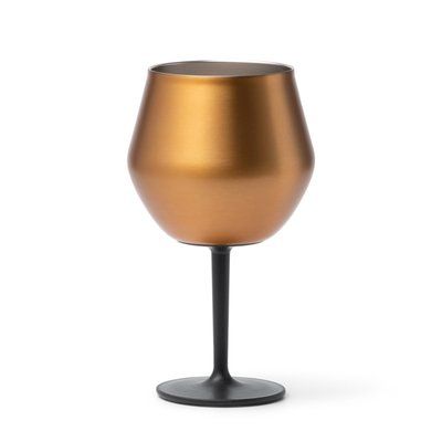 Vaso de acero inoxidable con soporte extraíble Oro Talla Única Adulto