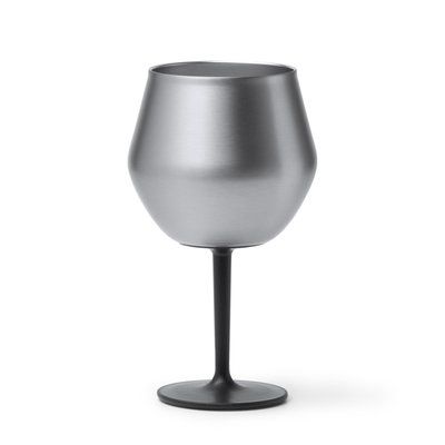 Vaso de acero inoxidable con soporte extraíble Plata