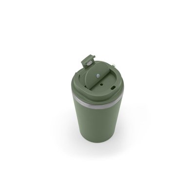 Vaso de acero con tapa hermética
