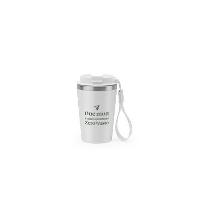 Vaso de acero con tapa hermética