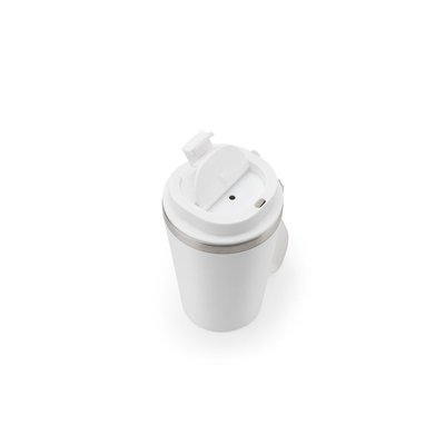 Vaso de acero con tapa hermética