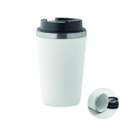 Vaso Antifugas 350ml Blanco