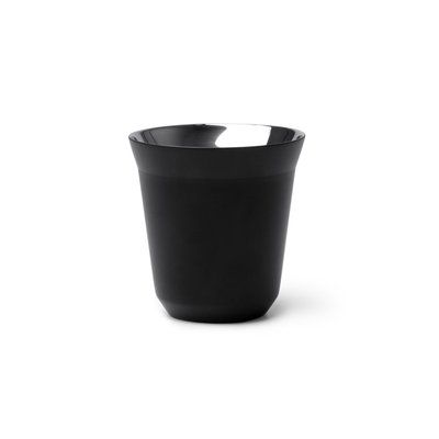 Vaso para café de acero inoxidable mate 160ml Negro Talla Única Adulto