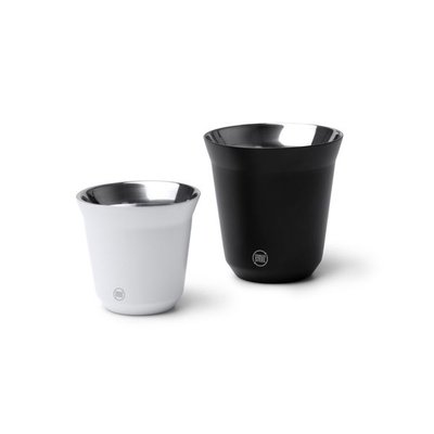 Vaso para café de acero inoxidable mate 160ml