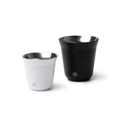 Vaso para café de acero inoxidable mate 160ml
