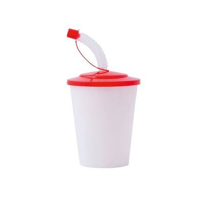 Vaso chiko infantil, plastico Rojo