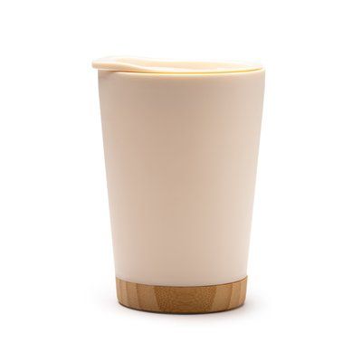 Vaso de doble pared de 290ml Beige