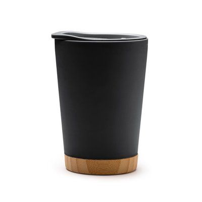 Vaso de doble pared de 290ml Negro
