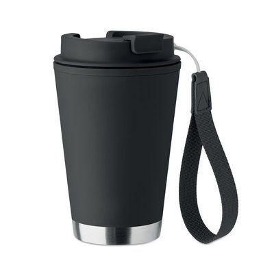 Vaso de doble pared 300 ml Negro