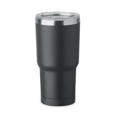 Vaso de doble pared 550 ml Negro
