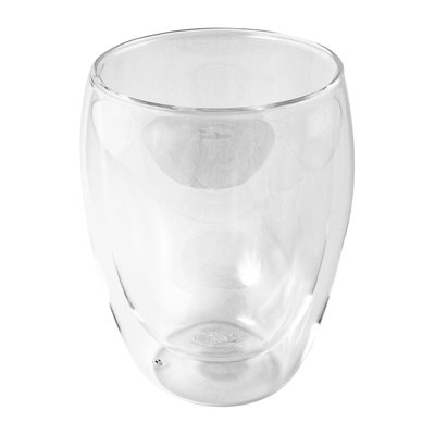 Vaso Doble Pared Borosilicato Tapa Bambú